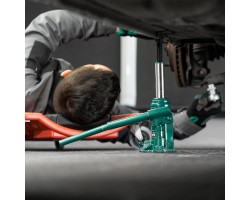 Домкрат гидравлический бутылочный, 2 т, 150-280 мм, в пласт. кейсе Сибртех-foto16