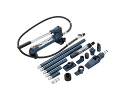 Растяжка гидравлическая, 4 т, набор из 17 предметов, 7 сменных насадок, в пластиковом кейсе Stels