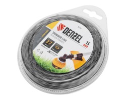 Леска для триммера двухкомпонентная эллипс, 2,7мм х 15м, блистер EXTRA CORD, Denzel