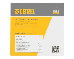 Омедненная проволока ER70S-6, диам. 1,2 мм, 5 кг, диам. катушки D200 Denzel-foto7