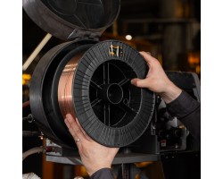 Омедненная проволока ER70S-6, диам. 1 мм, 15 кг, диам. катушки D300 Denzel-foto8