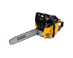 Пила цепная бензиновая DGS-4516, шина 40 см, 45 см3, 3 л.с, шаг 3/8, паз 1.3 мм, 57 звеньев Denzel 
