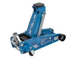 Домкрат гидравлический подкатной, 3 т, 120-450 мм, быстрый подъем, проф. Stels-foto2
