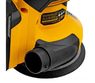 Машина шлифовальная эксцентриковая аккумуляторная CROSH-20-125, Li-Ion, 20 В// Denzel