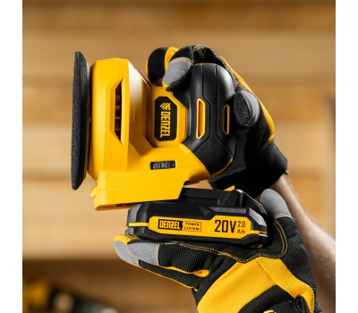 Машина шлифовальная эксцентриковая аккумуляторная CROSH-20-125, Li-Ion, 20 В// Denzel