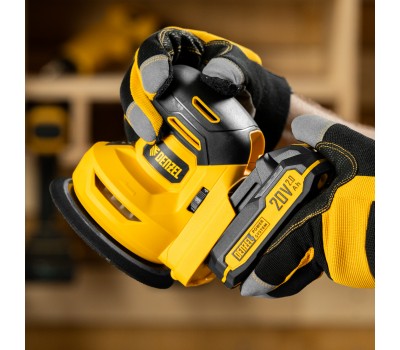 Машина шлифовальная эксцентриковая аккумуляторная CROSH-20-125, Li-Ion, 20 В// Denzel