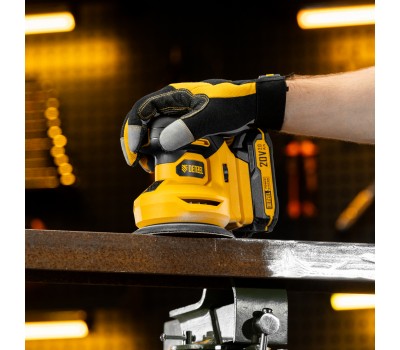 Машина шлифовальная эксцентриковая аккумуляторная CROSH-20-125, Li-Ion, 20 В// Denzel