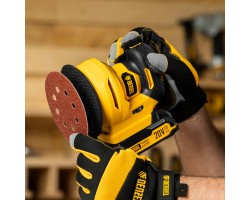 Машина шлифовальная эксцентриковая аккумуляторная CROSH-20-125, Li-Ion, 20 В// Denzel-foto25