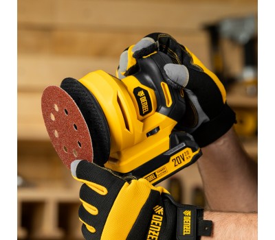 Машина шлифовальная эксцентриковая аккумуляторная CROSH-20-125, Li-Ion, 20 В// Denzel