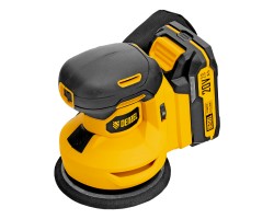 Машина шлифовальная эксцентриковая аккумуляторная CROSH-20-125, Li-Ion, 20 В// Denzel