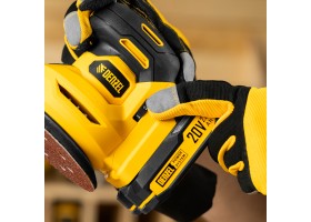 Машина шлифовальная эксцентриковая аккумуляторная CROSH-20-125, Li-Ion, 20 В// Denzel-foto27