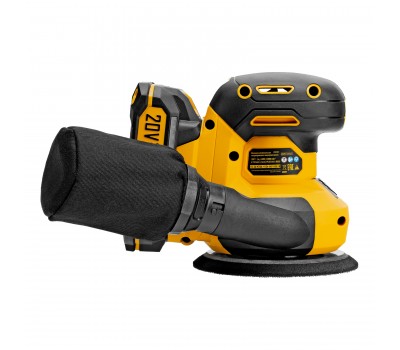 Машина шлифовальная эксцентриковая аккумуляторная CROSH-20-125, Li-Ion, 20 В// Denzel