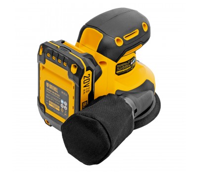 Машина шлифовальная эксцентриковая аккумуляторная CROSH-20-125, Li-Ion, 20 В// Denzel