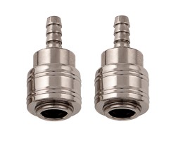 Муфта универсальная быстросъемная ("мама") 3/8, со штуцером "елка" под шланг 8 мм, 2 шт, Stels-foto3