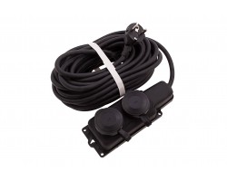 Удлинитель силовой 10 м, 16А, тип УХз16, КГ 3 x 1.5 мм, 2 розетки, Сибртех-foto6