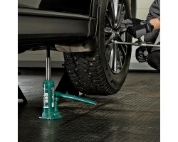 Домкрат гидравлический бутылочный, 3 т, 180-320 мм, в пласт. кейсе Сибртех-foto13