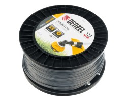 Леска для триммера двухкомпонентная круглая, 3,0мм х 123м, на DIN катушке EXTRA CORD Denzel-foto2