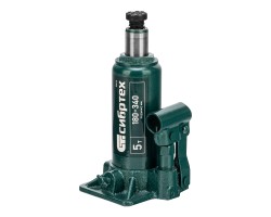 Домкрат гидравлический бутылочный, 5 т, 180-340 мм, в пласт. кейсе Сибртех-foto9