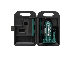 Домкрат гидравлический бутылочный, 5 т, 180-340 мм, в пласт. кейсе Сибртех-foto5