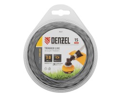 Леска для триммера двухкомпонентная эллипс, 3,0мм х 15м, блистер EXTRA CORD Denzel-foto4
