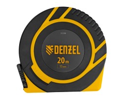 Рулетка геодезическая 20 м х 15 мм, закрытый корпус, фиберглассовая лента Denzel-foto3