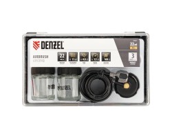 Аэрограф с нижним бачком AB2, 0,8 мм, 22 мл, 11 л/мин Denzel-foto13