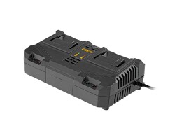 Устройство зарядное для аккумуляторов двухпортовое BCH-20-4.0x2, Li-Ion, 20 В, 4.0 А Denzel