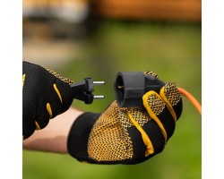 Удлинитель-шнур силовой Garden Series, ПВС, 10м, 1 розетка, 3 x 1 мм, Denzel-foto10