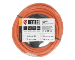 Удлинитель-шнур силовой Garden Series, ПВС, 10м, 1 розетка, 3 x 1 мм, Denzel-foto6