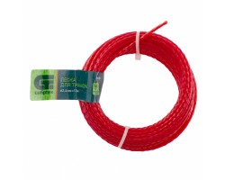 Леска для триммера квадратная витая, 2.4 мм х 10 м, Сибртех