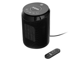 Тепловентилятор керамический DTFC-2000X, 2 кВт, wi-fi, пульт, динамик, вращение, 3 реж. // Denzel 