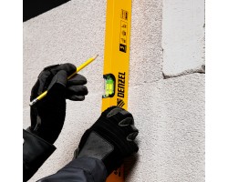 Уровень алюминиевый, 600 мм, фрезерованный, 3 глазка Denzel-foto7