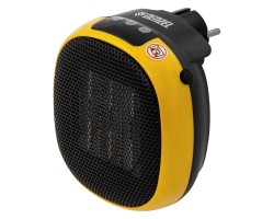 Тепловентилятор портативный керамический DTFC-700, 3 реж. вентилятор, нагрев 700 Вт // Denzel 