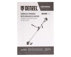 Триммер аккумуляторный бесщеточный CBC350-36, Li-ion, 36 В, 350 мм Denzel Новинка-foto12