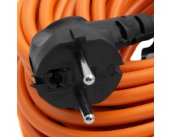 Удлинитель-шнур силовой 20 м, 16А, тип УХ16, ПВС, усиленный, 1 розетка без заземления Сибртех-foto2