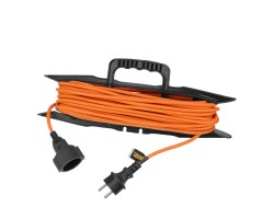 Удлинитель-шнур силовой Garden Series, ПВС, 20м, 1 розетка 3 x 1,5 мм, Denzel