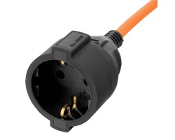 Удлинитель-шнур силовой Garden Series, ПВС, 20м, 1 розетка 3 x 1,5 мм, Denzel-foto4