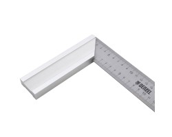 Угольник стальной 250 мм, нержавеющая сталь, градуировка, алюминиевое основание Denzel-foto4