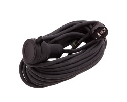 Удлинитель силовой 10 м, 16 А, тип УХз16, КГ 3 x 2.5 мм, 1 розетка, Сибртех