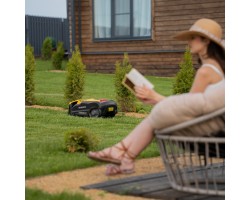 Робот-газонокосилка Grass Master 1000  1000м, 3Ач, 28V, LCD дисплей, Wi-Fi Denzel-foto40