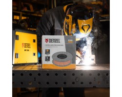 Омедненная проволока ER70S-6, диам. 0,8 мм, 5 кг, диам. катушки D200 Denzel-foto11