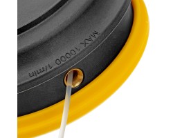 Катушка для мотокосы, полуавтомат.,легкая загрузка лески, гайка M10x1,25, алюм.кнопка Kronwerk-foto11