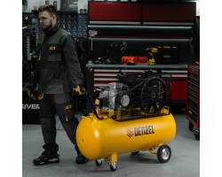 Компрессор воздушный рем. привод BCV 5500-T/200, 5,5 кВт, 200 литров, 850 л/мин Denzel-foto23