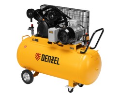 Компрессор воздушный рем. привод BCV 5500-T/200, 5,5 кВт, 200 литров, 850 л/мин Denzel-foto2