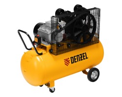 Компрессор воздушный рем. привод BCV 5500-T/200, 5,5 кВт, 200 литров, 850 л/мин Denzel-foto3