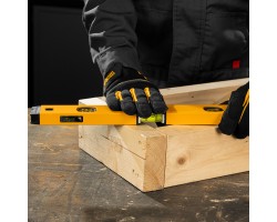 Уровень алюминиевый, магнит., фрезерованный, 3 глазка (1 зеркал.) 0,5 мм/м, 400 мм Denzel-foto14