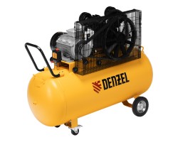 Компрессор воздушный рем. привод BCV 5500-T/270, 5,5 кВт, 270 литров, 850 л/мин Denzel-foto3