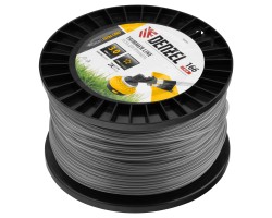 Леска для триммера двухкомпонентная звезда, 3,0мм х 166м, на DIN катушке EXTRA CORD Denzel-foto2