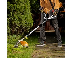 Триммер бензиновый DTL-43S, 43 см3, разъемная штанга, состоит из 2 частей Denzel Новинка-foto19