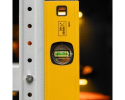 Уровень алюминиевый, магнит, фрезерованный, 3 глазка (1 зеркал.) 0,5 мм/м, 1000 мм Denzel-foto20